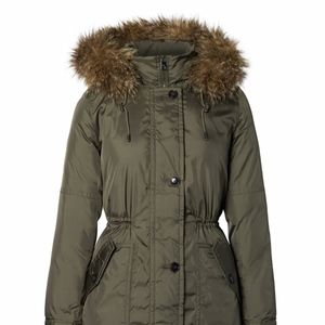 BANANA REPUBLIC WATER RESIST HOODED PARKA COAT